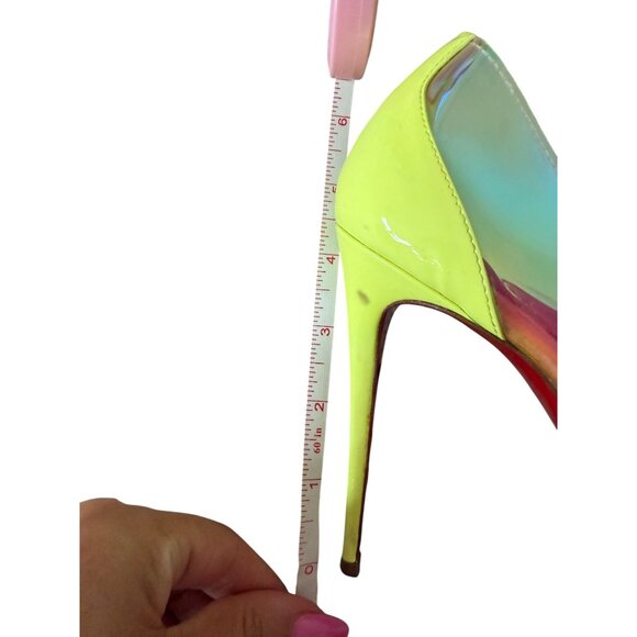 CHRISTIAN LOUBOUTIN Debout 100 Multicolor Heels Size 41 / 11 - Picture 12 of 16